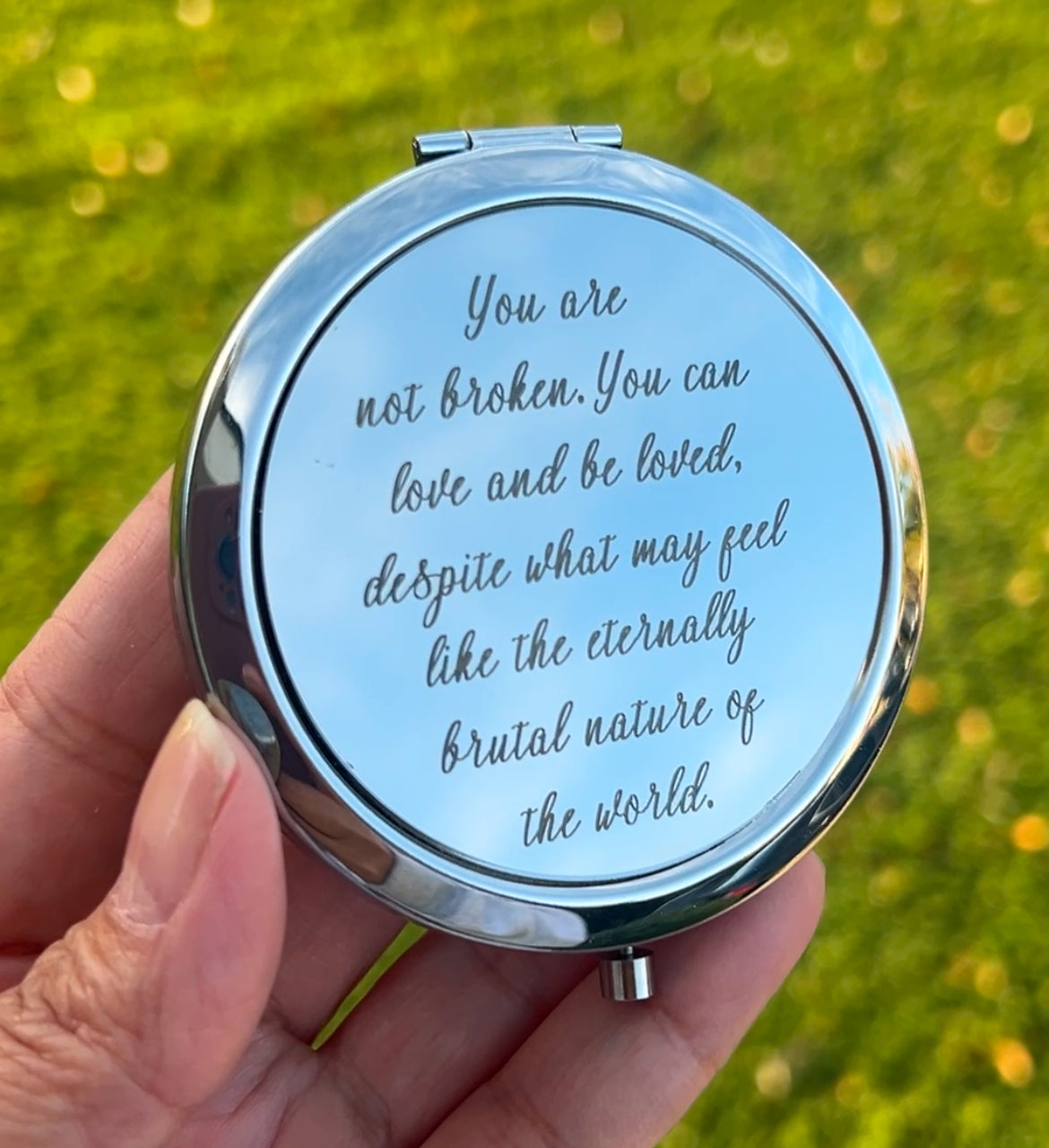 You are not broken | Compact Mirror | Jessica Park