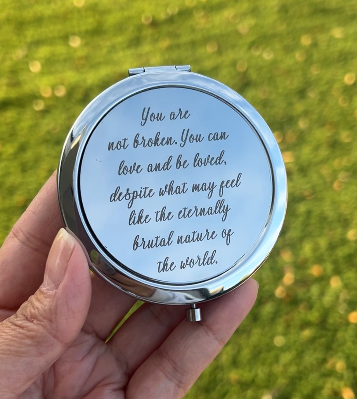 You are not broken | Compact Mirror | Jessica Park