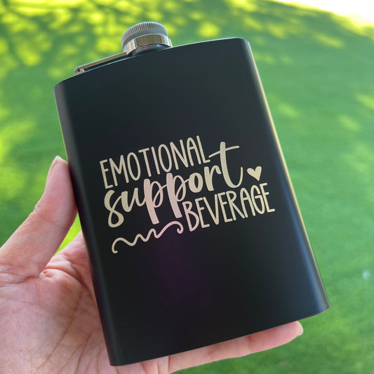 Emotional Support Beverage | 8oz Flask