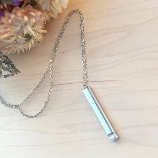 Custom | Personalized | Hidden Message Bar Necklace