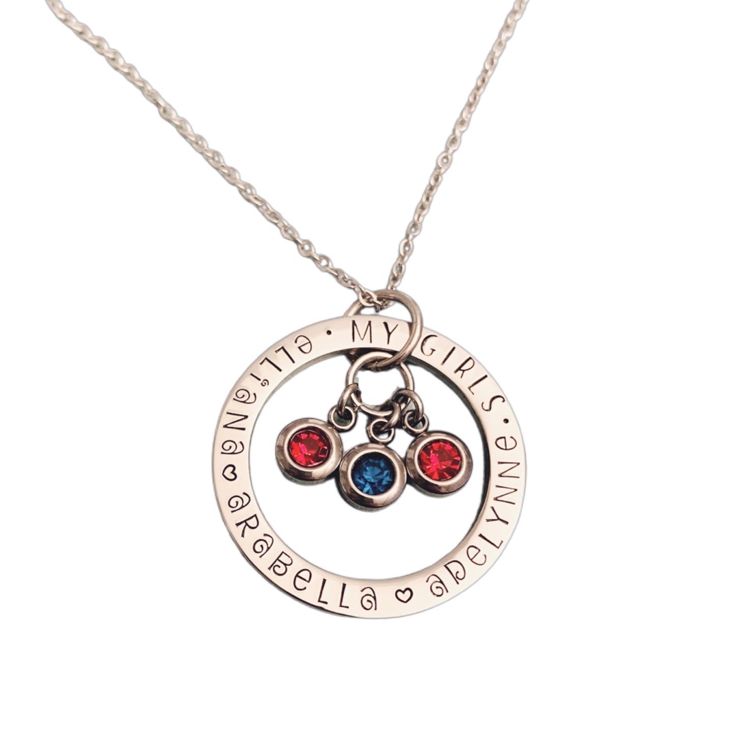 Mom | Grandma | Aunt | Bonus Mom | Birthstone Necklace